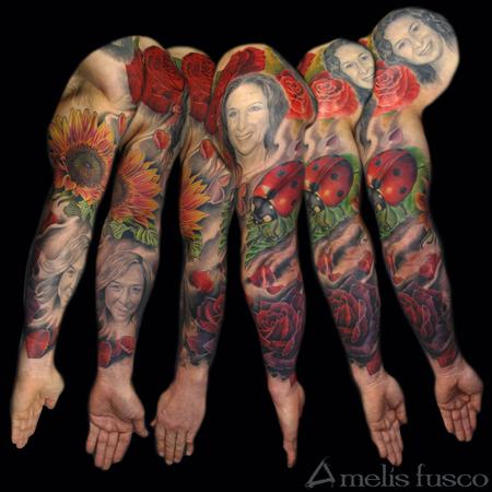 Tattoos - family sleeve - 100098